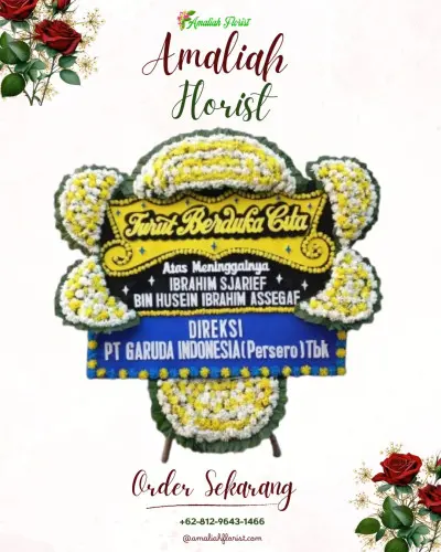 Papan Bunga Duka di Pandan Sari